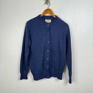 Vintage‎ Winona Knits Blue Cardigan Size Large